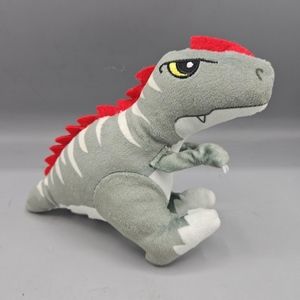 Mattel Jurassic World Roaring Velociraptor Dinosaur Plush 2022 Green Red 5"